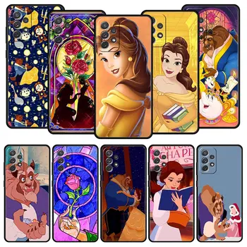 Disney Lepotica In Zver Telefon Primeru Za Samsung Galaxy A51 A53 A71 A21S A12 A11 A31 A41 A01 A03s A22 A23 A33 A73 A13 5G Pokrov