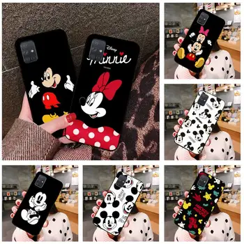 Disney Mickey Miške Minnie Primeru Telefon Za Samsung Galaxy A52 A21S A02S A12 A31 A81 A10 A30 A32 A50 A80 A71 A51 5G
