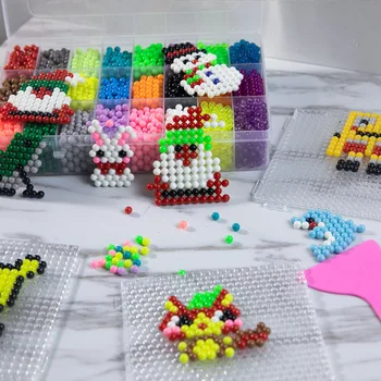 DIY Vode Kroglice Nastavite Montessori Ponovno Kroglice puzzle Kristalno vodo spray kroglice set žogo igre 3D ročno magic igrače za otroke