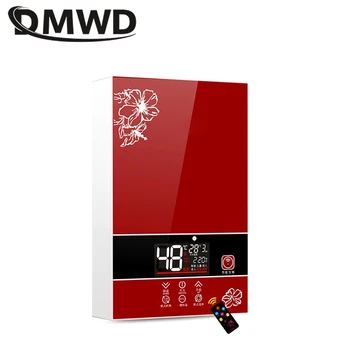DMWD 5500W/6000W 220V Pretočni Električni Vodni Grelec Za Kopalnico Daljinski upravljalnik Instant Tuš za Ogrevanje Vode za Kavo