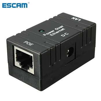 ESCAM 10M/100Mbp Pasivne POE Napajanje Preko Ethernet RJ-45 Injektor Splitter Wall Mount Adapter Za IP CCTV Kamere Mreženje