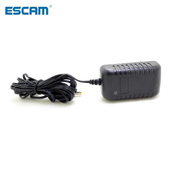 ESCAM 3 Metrov EU Priključite AC/DC Napajalni adapter za polnilnik 3M Napajalni Kabel za CCTV Kamere AC 100-240V DC 12V 2A (za 2,1 mm * 5,5 mm)