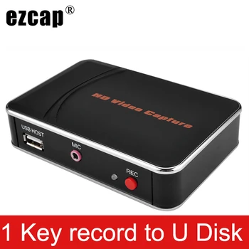 EZCAP 280HB HDMI Igre Capture Card Video Snemanje Polje 1080P 30 fps Igra Diktafon za Xbox, PS3, PS4 MIC Vhod ,USB Disk,brez Potrebe PC
