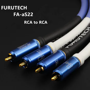 FURUTECH FA-aS22 vročina razred dvojno lotus avdio kabel audio ojačevalnik CD tube ojačevalec dva do dva RCA signalni liniji