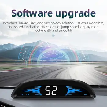 G2 Auto OBD2 GPS Head-Up Zaslon Avtomobilska Elektronika HUD Projektor Zaslon Digitalni Avto merilnik Hitrosti Pribor Za Vse Avto