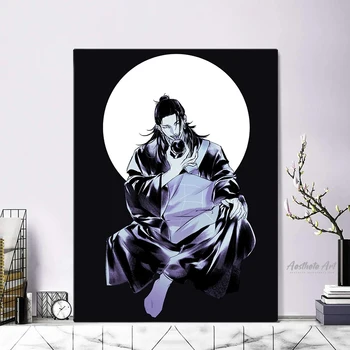 Geto Suguru Jujutsu Kaisen Anime Doma Dekor Platno Slikarstvo Stensko Sliko, Dnevna Soba Dekoracijo Umetnosti Poster Tiskanje