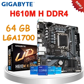Gigabyte H610M H DDR4 WIFI Mainboard Intel H610 LGA 1700 64GB DDR4 Podporo 12 Gen Vtičnico POKAL Micro ATX GAMING Novo Matično ploščo