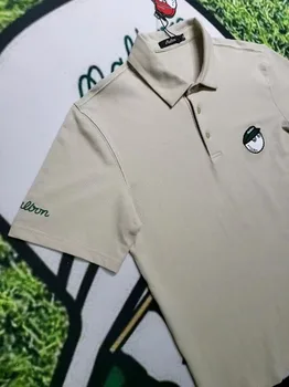 Golf Polo Majica Hitro sušenje, Dihanje Tkanine Preprosta Moške Prostem Slogu Oblačila