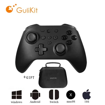 GuliKit KingKong 2 Novi Dvorani Palčko Bluetooth Krmilnik za Igre Brezžični Gamepad za Windows Nintendo Stikalo Android, iOS, macOS