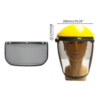 H7JF Varnostna čelada maska Cut travo Zaščitna maska za krtačo rezalnik gozdarstvo Kosilnico obraz zaščitne maske Matrica