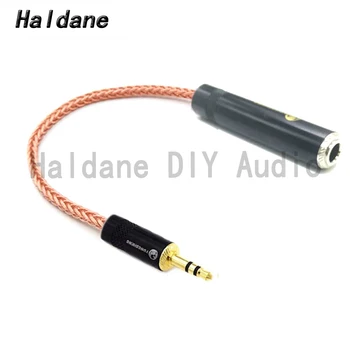 Haldane 3,5 mm Stereo 3pole Moški 6,35 mm TRS 3pole Ženski OCC Eno Crystal Baker Audio Kabel za 6,5 3,5 Priključek