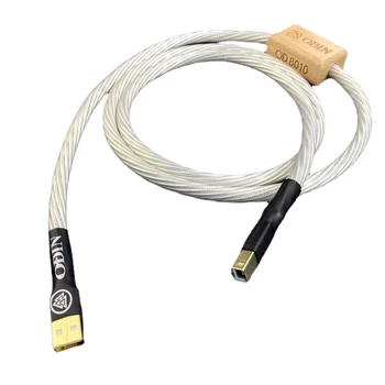 Hi-fi Avdio Nordost Odin Dekoder DAC Podatkovni Kabel Silver Plated + Ščit Tip A do B USB zvočna Kartica Digitalni Kabli