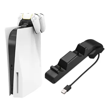 Hiter Polnilec Za PS5 Brezžični Krmilnik USB Tip-C Polnjenje Dock Postajo Za Cradle Sony PS5 Palčko Gamepad Dodatki