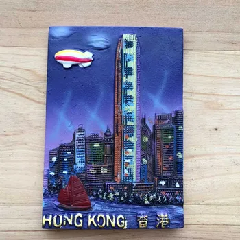 Hongkong turistični spominek zbirka hladilnik Weidouliya Hong Kong Noč olajšave dekoracijo Doma Oprema magnetne nalepke