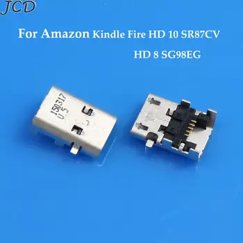 JCD Mikro Mini polnjenje vrata USB vtičnica vtičnica Priključek popravilo delov 5pin Za Amazon Kindle Fire HD 10 SR87CV HD 8 SG98EG Dock