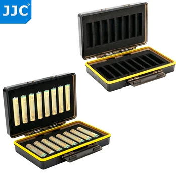 JJC 16 Rež AAA Baterije, Shranjevanje Trpežne Trde Primeru Imetnik Organizator za 16x AAA Nepremočljiva Baterije Posodo Denarnice Organizator