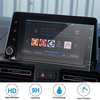JJEZA Film Screen Protector Za Peugeot Rifter 2019 2020 LCD armaturne Plošče Zaslon Auto Notranja Oprema Avto radio