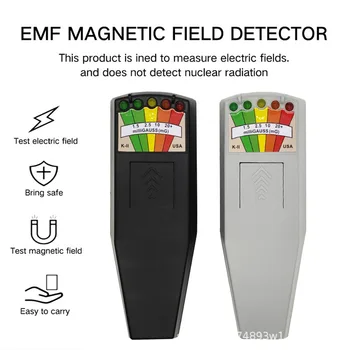 K2 KII EMF Magnetno Polje Detektor Elektromagnetno Polje EMF Gauss Meter Duha Lov Prenosni Detektor 5 LED Gauss Meter