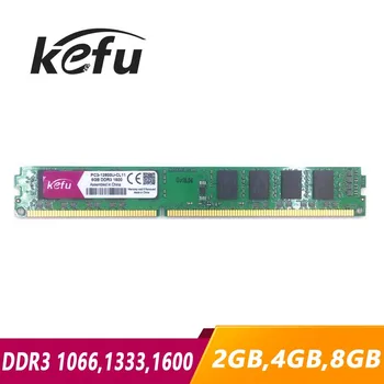 KEFU Pomnilnik RAM DDR3 2GB 4GB 8GB 1066mhz 1333 1600MHZ PC3-8500 PC3-10600 PC3-12800 Namizni RAČUNALNIK Memoria RAM Pomnilnika DIMM 4G 8G