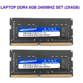 Kembona LAPTOP DDR4 8GB KIT(2X4GB) RAM Pomnilnika 2400mhz 2666MHZ Memoria 260-pin SODIMM RAM Palico brezplačna dostava