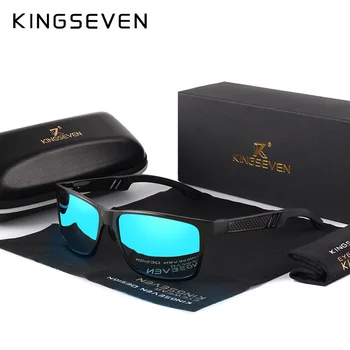 KINGSEVEN 2021 Aluminija Kvadratnih Moški/Ženske Polarizirana Premaz Ogledalo Sonce GlassesEyewear sončna Očala Za Moške