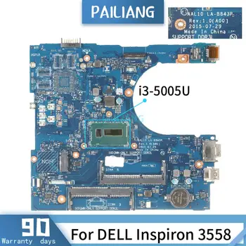LA-B843P Za DELL Inspiron 3558 SR27G i3-5005U Mainboard Prenosni računalnik z matično ploščo Z VGA preizkušen OK