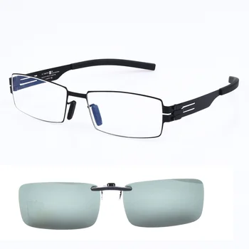 Lahki Brezvijačno Recept Očala za Moške Optičnih Očal Okvir Ženske Polarizirana sončna Očala Posnetek Na Oculos De Grau
