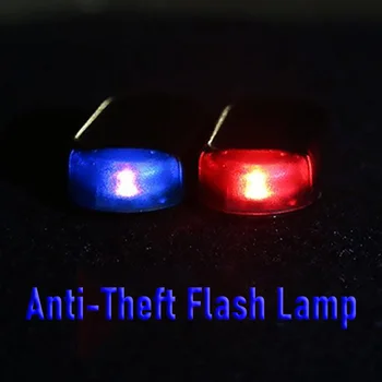 LED Anti-theft Flash Utripa Sveti Rdeče Modra Svetloba Ponaredek Sončne Energije Avto Alarm Lučka Varnostnega Sistema Opozorilo Kraje Flash