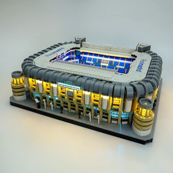 LED Luči Komplet Za Ustvarjalca Strokovnjak 10299 Real Madrid Santiago Bernabeu Stadionu DIY Lučka Igrače Ne Spadajo Bloki Set