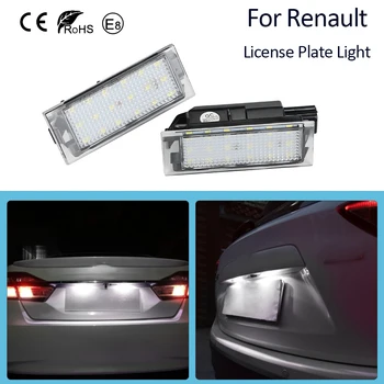 LED Številko registrske Tablice Luči Za Renault Megane 3 Canbus Brez Napake Nepremočljiva registrske Tablice Luči Za Renault Megane 2 Espace 4