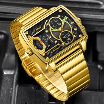 LIGE Nov Modni Vojaške Ure za Moške Luksuzni Original Športni Kronograf Watch Nepremočljiva Quartz Ura Digitalno ročno uro