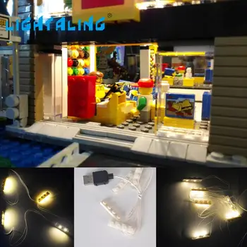 Lightaling LED Luči Opeke Kit Lahko Okrasite Vse Blokov, Gradnja Hiše, Gradnja Bloki Model Igrače