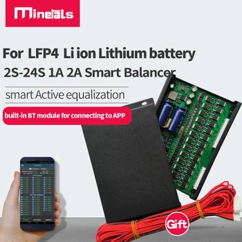 litijeva baterija balancer 2s-24s 72v 36v 12v 3s 13s 24s 16s 17 8 za 12s smart Active izenačevalnik podporo bluetooth APLIKACIJO za spremljanje