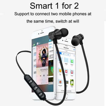Magnetni Adsorpcije Brezžična tehnologija Bluetooth 4.2 in-Ear Slušalke Športne Slušalke Stereo Slušalke Fone De Ouvido Za iPhone, Samsung