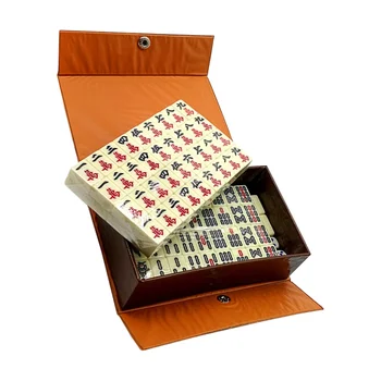 Mahjong Igra Kitajski Mah Mini Jongg Tradicionalnih Majiang Prenosni Ploščice Jong Določa Odbor Potovanja Igre Kit Klasičnih Strešnik
