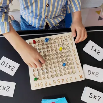 Matematika Tabela Odbor Učenje Naboja Odbor Dodatek Montessori Izobraževalne Igrače, Interaktivno Razmišljanje, Igra za Otroke, Otroci