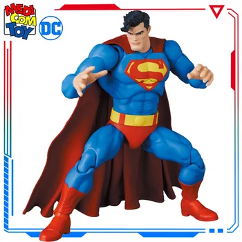 Medicom Igrača MAFEX Št 161 Izvirne DC Batman: The Dark Knight Vrne Superman Barve Strip 6Inches Anime figuric Model Igrača