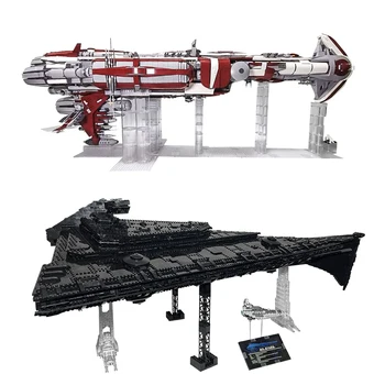 Medzvezdni Destroyer gradniki Kit MOC Republika Cruiser Opeke Borec Vesoljsko Serija Model Set za Odrasle Igrače Darila
