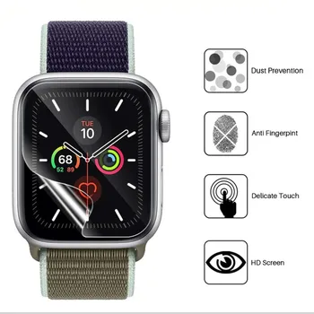 Mehko Screen Protector Za apple watch 6 se 5 4 3 44 44 40 mm 40 mm za Iwatch 42mm/38 mm Mehka kritje 9D Zaščitna Polno Zajetje