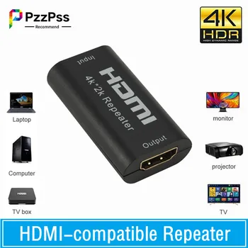 Mini 4K x 2K HDMI je združljiv Extender Repetitorja do 40M V1.4 3D 1080P HD Adapter Signal za Ojačevalec Booster Nad Signala HD TV DVD
