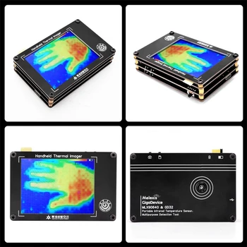MLX90640 Digitalni Infrardeči Toplotni Merjenje 3.4 Palčni LCD-Ročni Infrardeča Tipala Temperature Toplotne Merjenje Zaznavanja Orodje