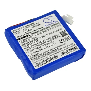 Nadomestna Baterija za Schiller Cardiovit AT102+, EKG AT102 +, MS-2007, MS-2010 MS-20154.350044 88881115 ZA 7,4 V/mA