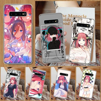 Nino Nakano Anime Primeru Telefon Za Samsung Galaxy S20 FE S21 Ultra S22 Plus S10 Lite S8 S9 J4 J6 J8 + Mehko Coque Kritje Fundas