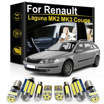 Notranjost LED Luč Za Renault Laguna MK2 MK3 Coupe 3 2 3d 2001 2002 2003 2004 2005 2006 2007 2009 2011 2015 Pribor Canbus