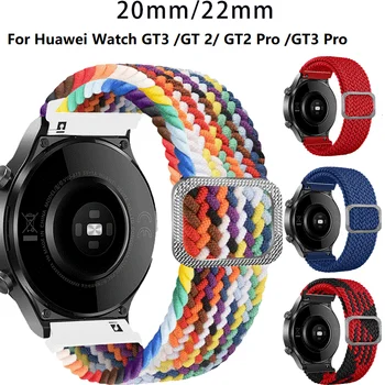 Nov 22 20 mm Pametno Gledati Band Za Huawei WatchGT3 GT 3 Pro 42 46mm Zapestje Trakov GT 2 GT2 Pro Watchband Zapestnica Najlon Pasu Correa