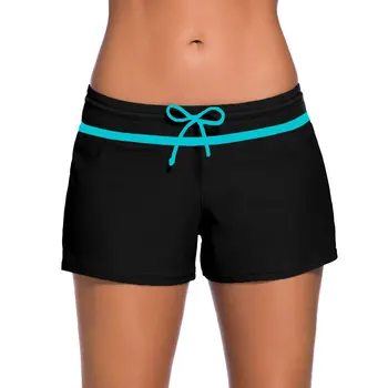 Nov slog boxer kratke hlače za ženske hot spring konzervativno kravato plus velikost boksar hlače, kopalke vodni športi surf beach kratke