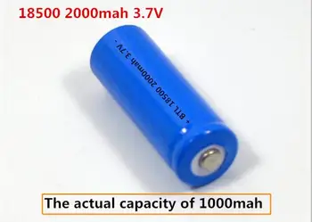 NOVA baterija 18500 3,7 V 1000mah Polnilna litijeva baterija Premera 18 mm Višina:50 mm(+-0.05) Li-ion baterije