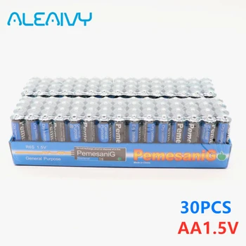 Novo 30PCS za Enkratno uporabo alkalnih suhe baterije AA 1,5 V Baterijo, ki je Primerna Za Fotoaparat, Kalkulator, Budilka, Miško, Daljinski upravljalnik