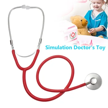 Novo Otroci Stetoskop Igrača Simulacije Zdravnika Igrača Družine, starši-Otrok, Iger, Plastične Imitacije Stetoskop Pribor 7 Barv