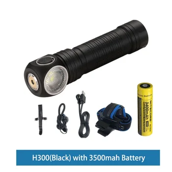 Novo SKIlhunt H300/H300R Akumulatorska LED Svetilka L-shpe Žaromet 2500LM Cree XHP50.2 Smerniki W/Magnetnih za Kampiranje, Pohodništvo